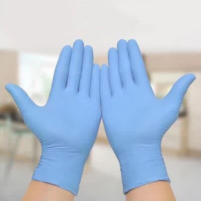 Hepro 4 mil Blue Nitrile Powder-Free Gloves 1000 Gloves/Case - CHNB4