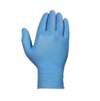 Hepro 4 mil Blue Nitrile Powder-Free Gloves 1000 Gloves/Case - CHNB4