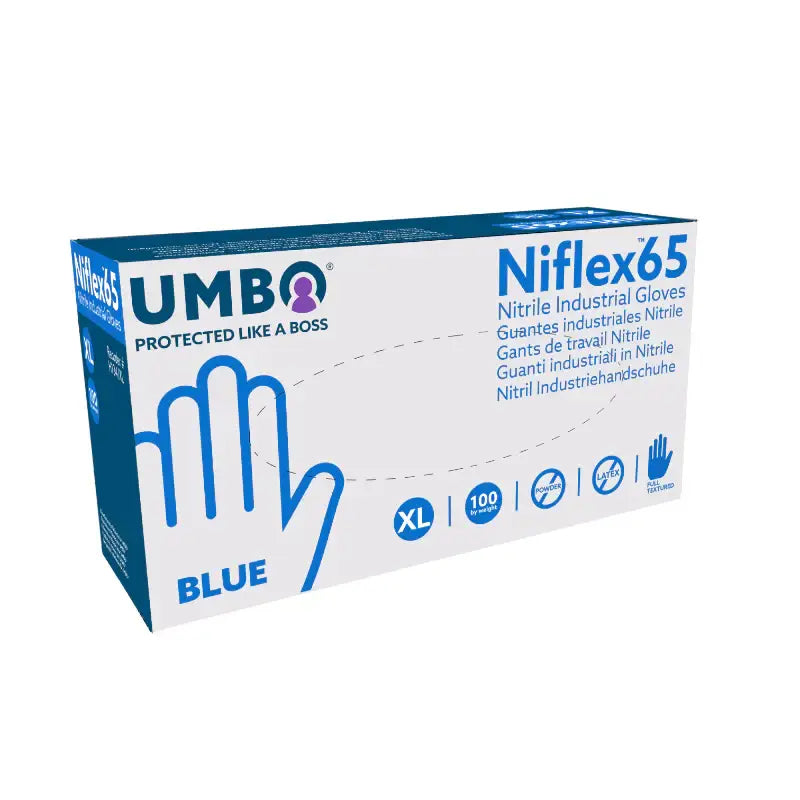 Disposable Glove Niflex 65 Blue Nitrile Exam Glove 6