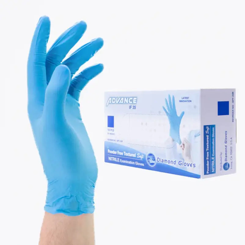 Disposable Gloves Nitrile Examination Gloves Diamond