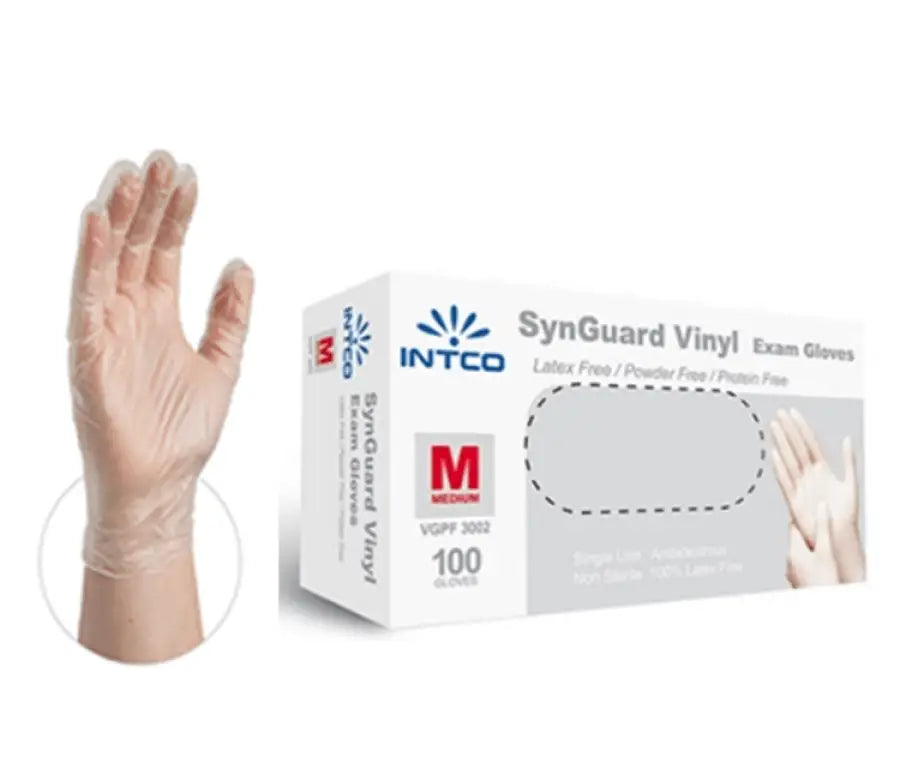 Disposable Vinyl Gloves - 1000 Count Box, Powder-Free Latex-Free