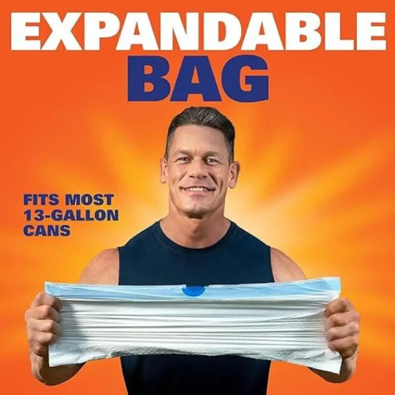 Hefty Strong 13 Gallon Kitchen Trash Bag White Low