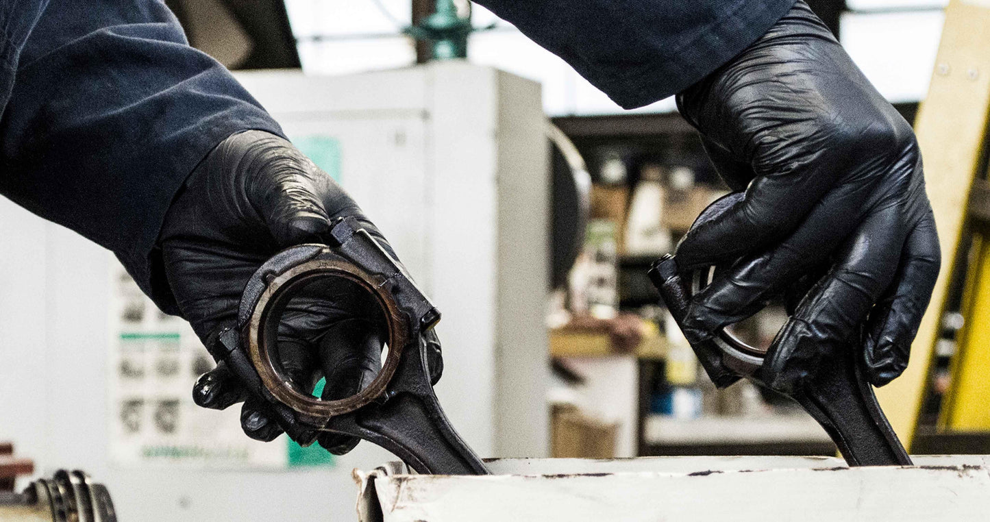 AMMEX Black Nitrile Industrial Latex Free Disposable Gloves (Case of 2000) - Cetrix Technologies LLC