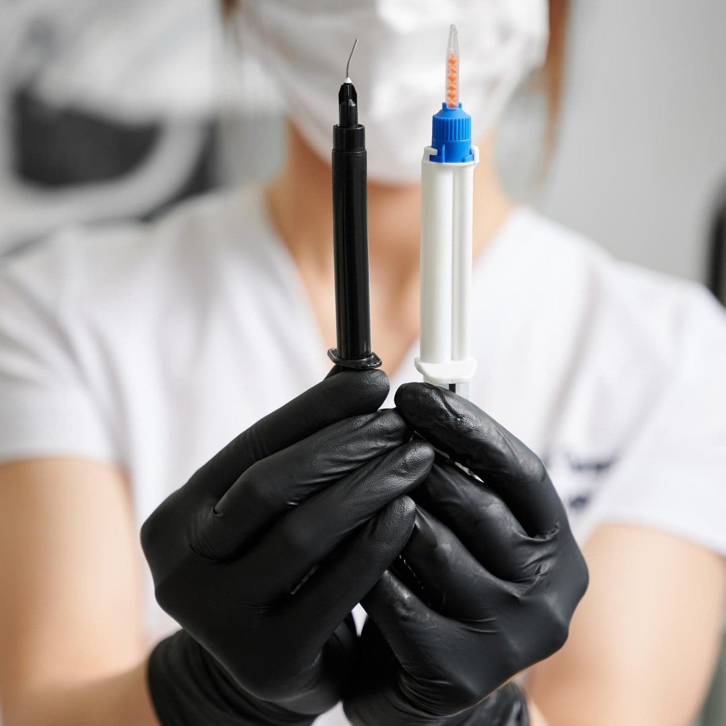 AMMEX Black Medical Nitrile Latex Free Gloves-ABNPF