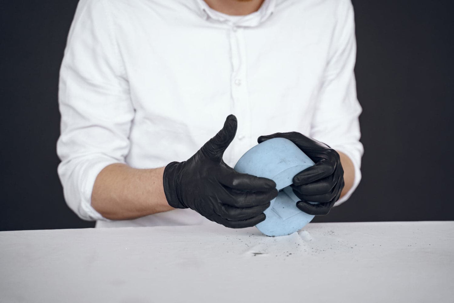 AMMEX Black Nitrile Industrial Gloves, 2000 Gloves/Case -BX3D