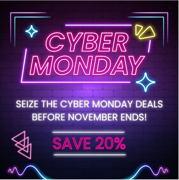 Don’t Miss Out: Last Chance to Save on Cyber Monday!