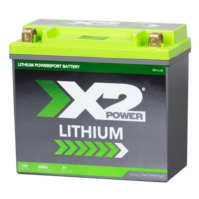 X2Power X2P20 Lithium Iron Phosphate Powersport ATV Battery - Lightweight, Fast Charging