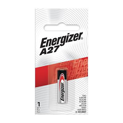 Energizer A27 12V High-Performance Alkaline Battery for Key Fobs, Remotes