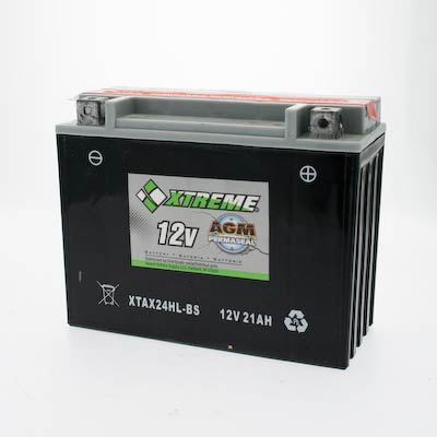 Xtreme High-Performance 12V 350CCA AGM Powersport Battery for ATV & Motorcycle