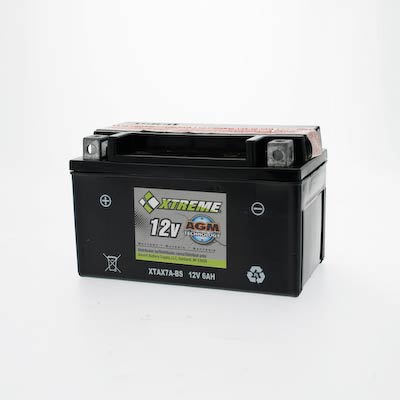 Xtreme 7A-BS 12V 90CCA AGM Powersport Battery for Motorcycles, ATVs, Snowmobiles