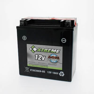 Xtreme 20CH-BS 12V 270CCA AGM Powersport Battery: High-Performance, Maintenance-Free Ride