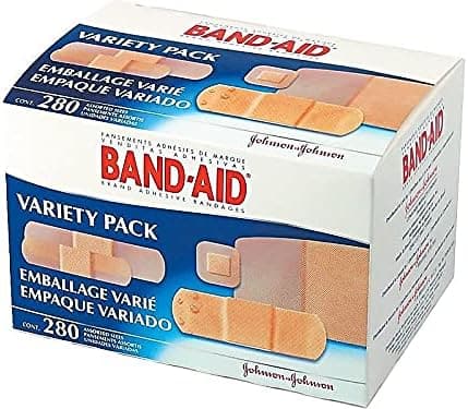 Band-Aid Family Fabric Adhesive Bandages, 1.75"x4” (485107)