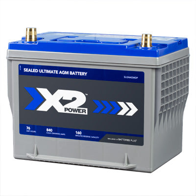 X2Power Premium AGM Car Truck Battery: 840 CCA, Group 24, High-Performance