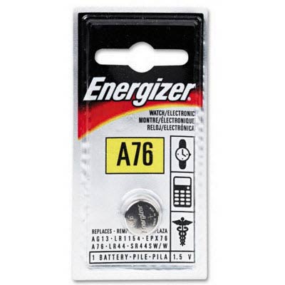 Energizer A76 LR44 1.5V Alkaline Button Cell Battery for Small Devices