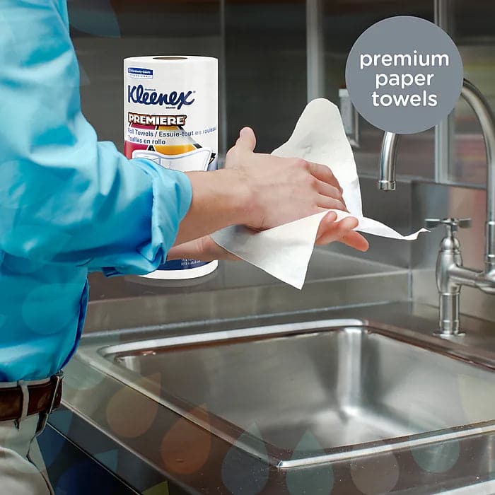 Kleenex Premiere Paper Towels, 1-ply, 70 Sheets/Roll, 24 Rolls/Pack (C- 13964)