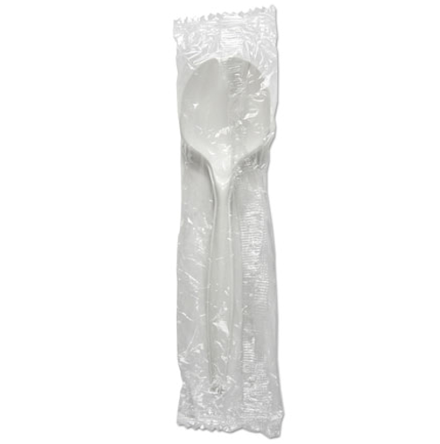 White PP 5.3g Soupspoon Wrapped, 1000pcs/ctn
