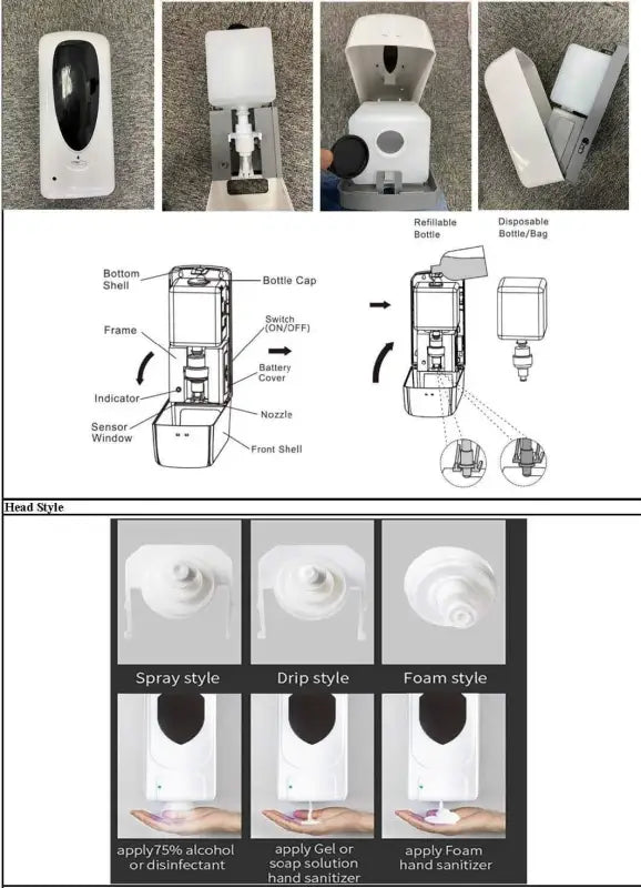 Automatic Hand Sanitizing Dispenser - Desktop Touchless - Hand Sanitizer