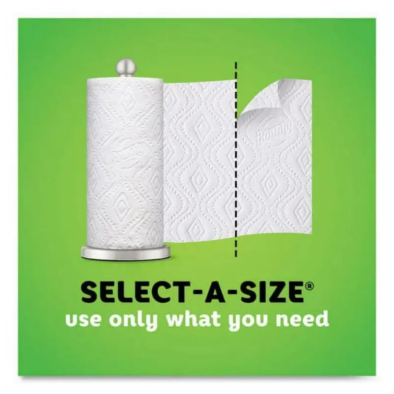 BOUNTY SELECT-A-SIZE PAPER TOWELS 2-PLY 135 SHEETS/ROLL 12 ROLLS/PACK (C- 24490966)