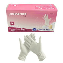 小物 DiAPLEX GLOVES Diamond Advance Latex Examination Gloves 5.5 Mil