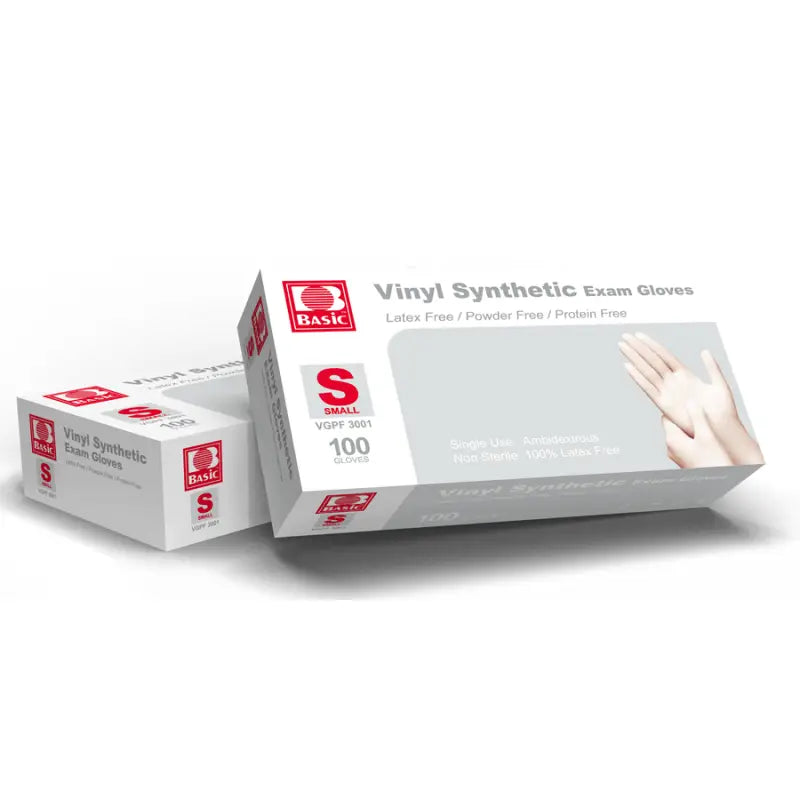 使い捨て手袋　synguard vinyl exam gloves　Mサイズ　1000枚 Disposable Gloves - SynGuard Vinyl Examination Gloves