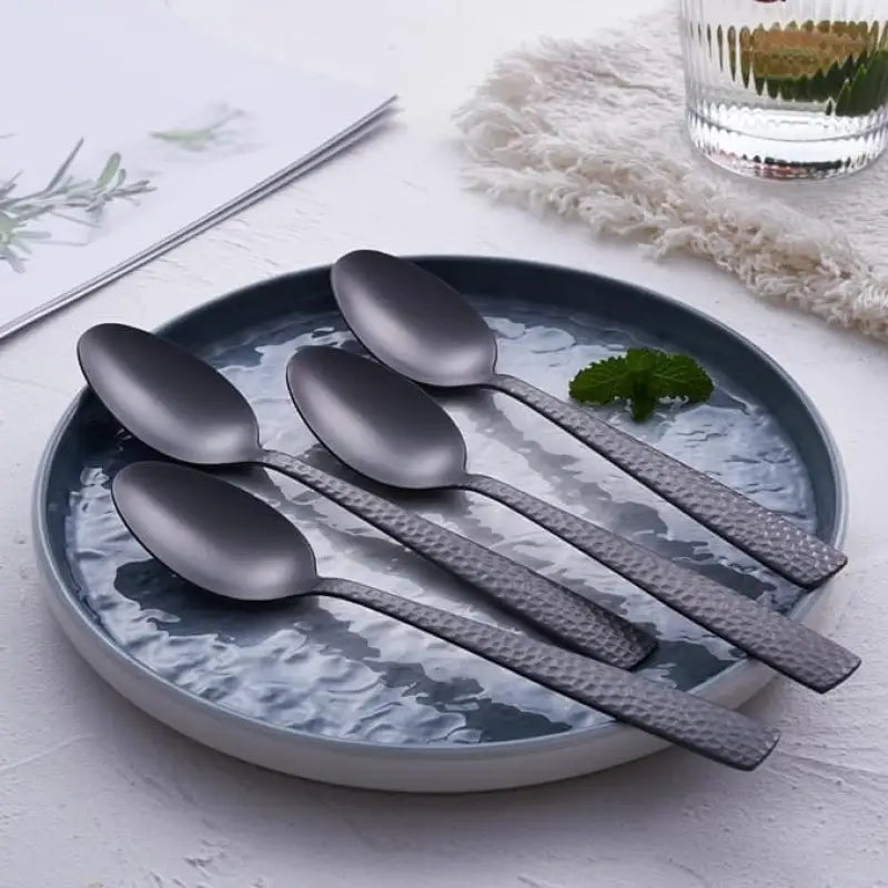 Disposable Teaspoon Black PP 5.3g 000pcs bulk/bag/ctn - Cutlery