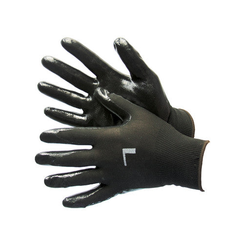 Major 13-Gauge Polyester Nitrile Coated Safety Work Gloves