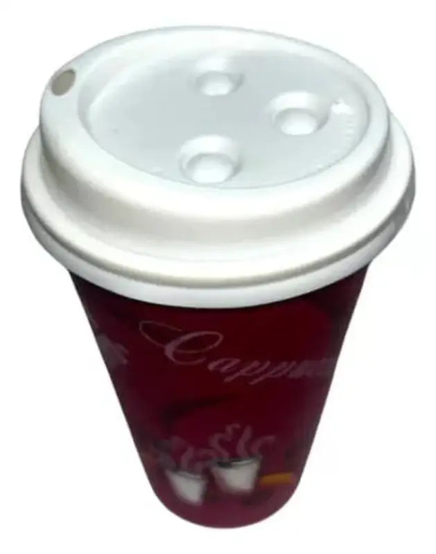 HIPS 90mm Lid for 10/12/16/20/24oz Paper Cup White 50pcs/bag 20bags/ctn - Foodservice Disposables