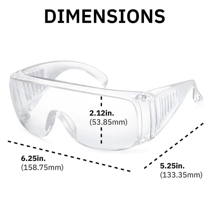 Protective Glasses - Pack of 12 Protective Eyewear (PG-4A) - Shield