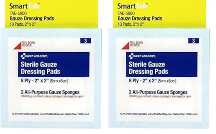Sterile Gauze Dressing Pads, 2