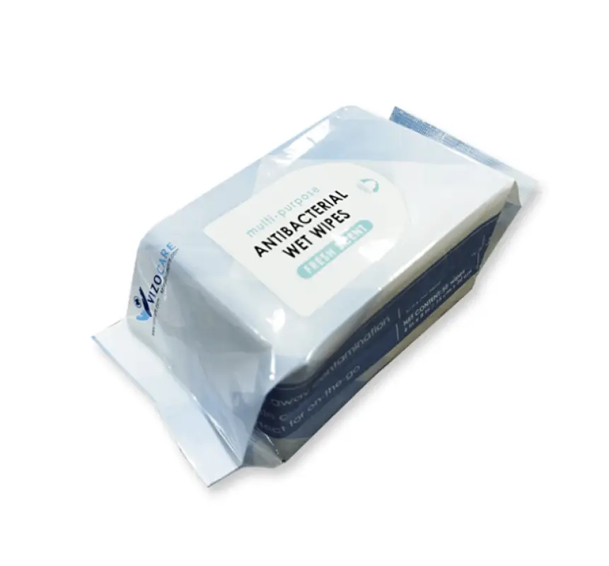 Wipes Bactericidal 50 sheets (50 packs per case) - Hand Sanitizer