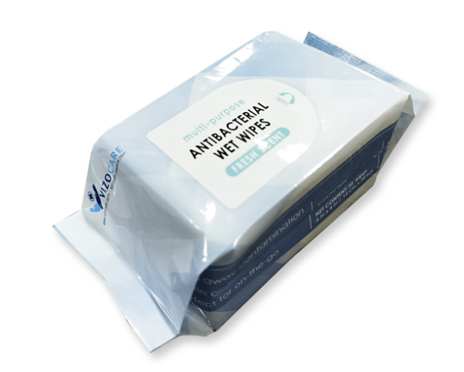 Wipes, Bactericidal, 50 sheets (50 packs per case) - Cetrix Technologies LLC