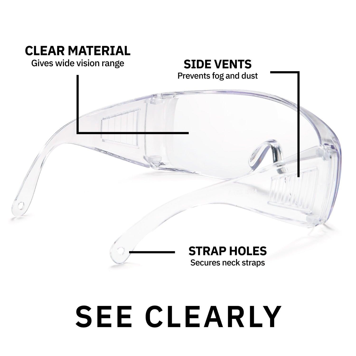 Protective Glasses - Pack of 12 (PG-4A) - Cetrix Technologies LLC
