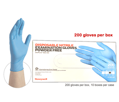 Honeywell Soft Comfort Blue Nitrile Exam Gloves (3.5 Mil), 2000 Gloves/Case - Cetrix Technologies LLC