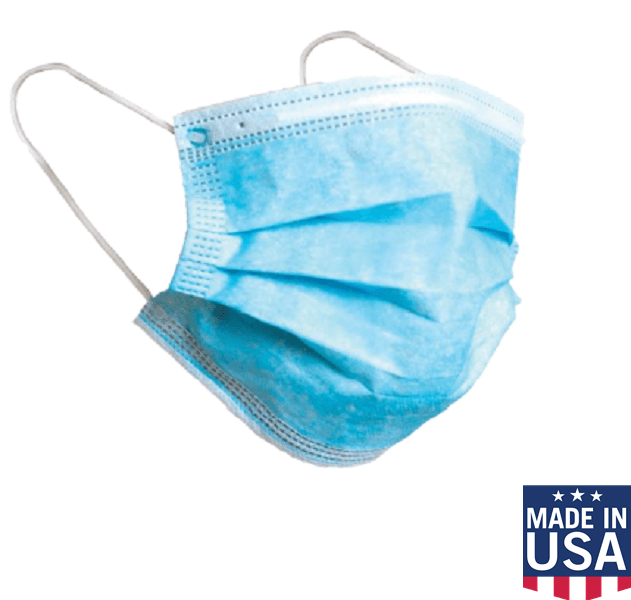 Mask ALTOR - USA Made - Disposable, Level 1, 3-Ply (Case/40 boxes of 50 masks) - Cetrix Technologies LLC