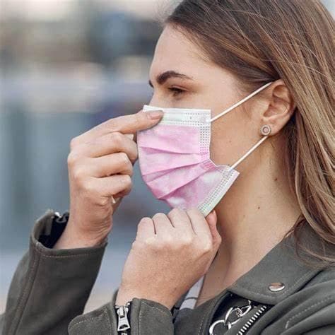 Pink Disposable Mask