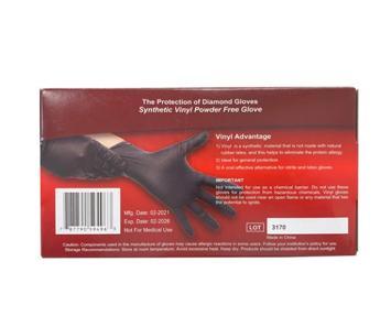 Diamond Advance Black Vinyl Industrial Gloves (3 Mil), 1000 Gloves/case- CDV49 - Cetrix Technologies LLC