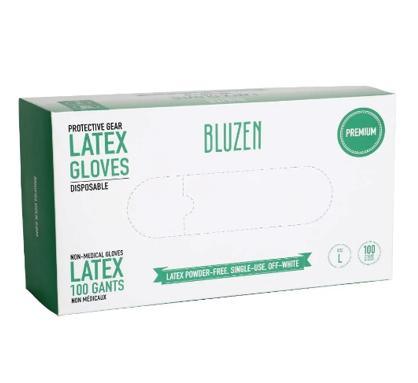 BLUZEN Disposable Latex Gloves (6.3 Mil), 1000 Gloves/Case - CLANE4 - Cetrix Technologies LLC